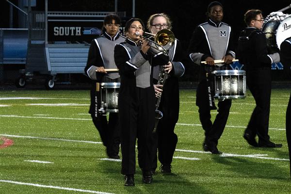 Meade High School Marching Band Performing